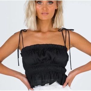 Princess Polly Black Tank Top